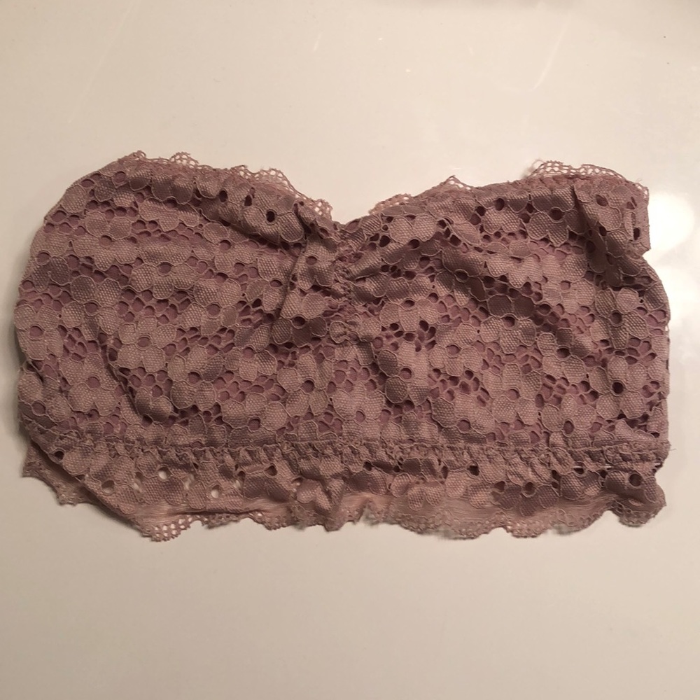 Mauve Lace Bandeau